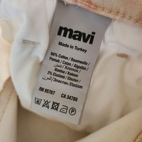 Mavi Rosie Denim Cutoff High Rise Shorts Size 31 - Picture 10 of 10